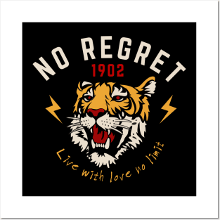 No Regrets Posters and Art